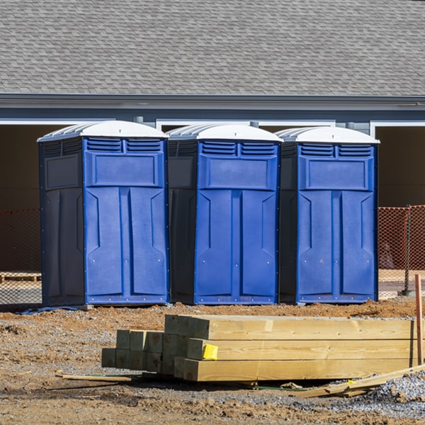 what is the cost difference between standard and deluxe porta potty rentals in Hamilton Square